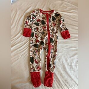 Caden Lane 2 way zipper bamboo Christmas sleeper